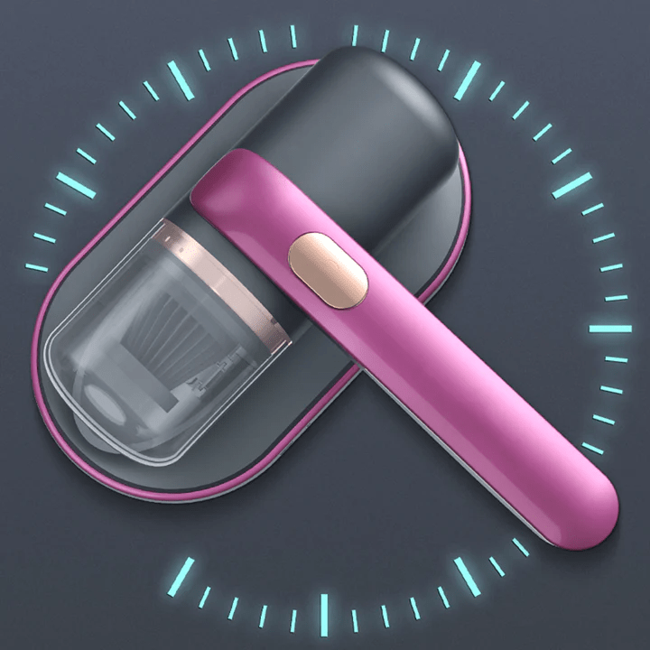 Kabelloser Handstaubsauger, lila, UV-Milbenentferner, für Matratze und Sofa, 10000Kpa.