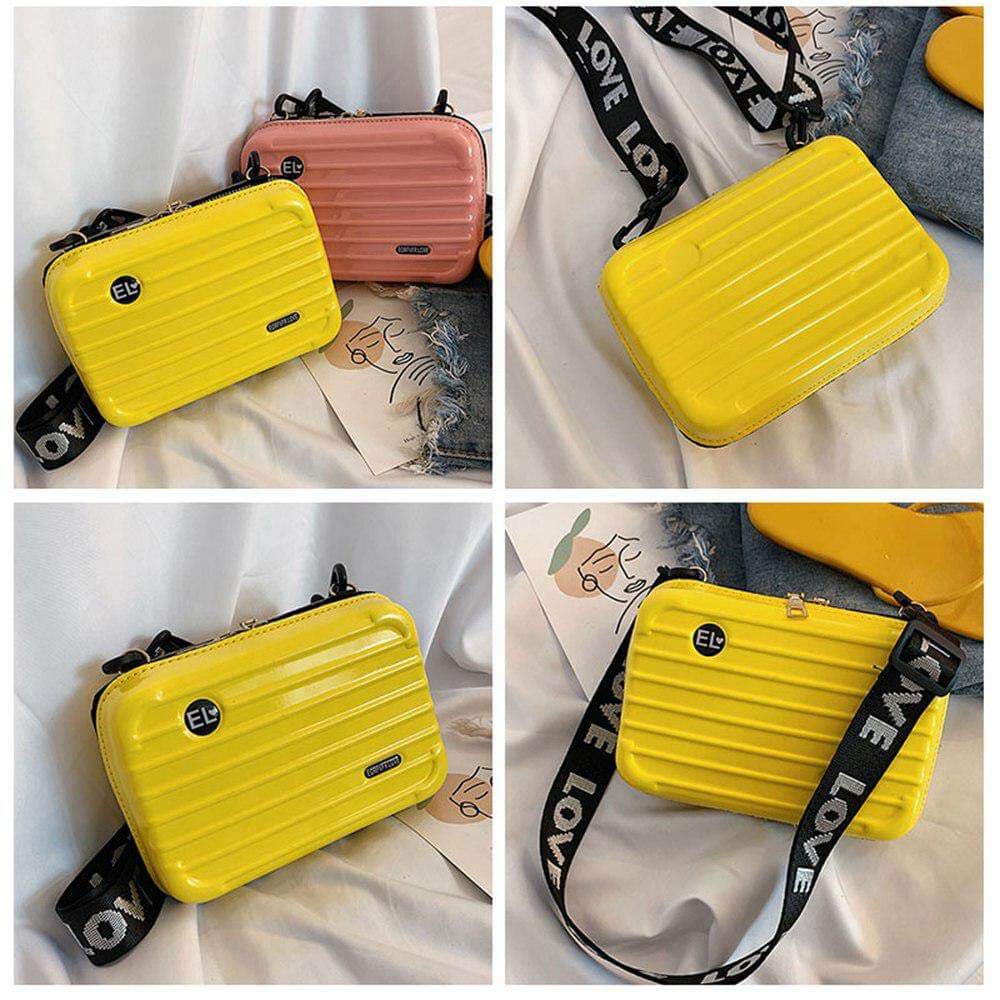 Kompakte Hartschalen-Reisehandtas