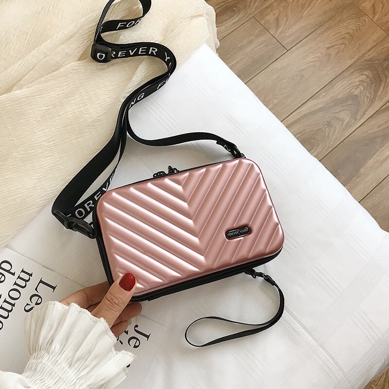 Kompakte Hartschalen-Reisehandtas