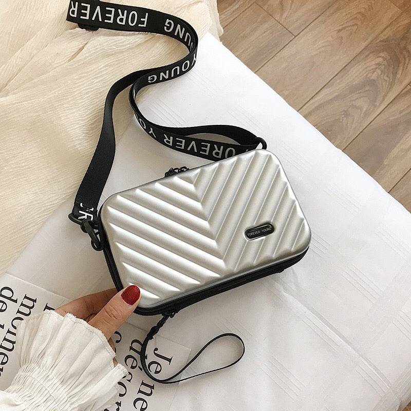 Kompakte Hartschalen-Reisehandtas