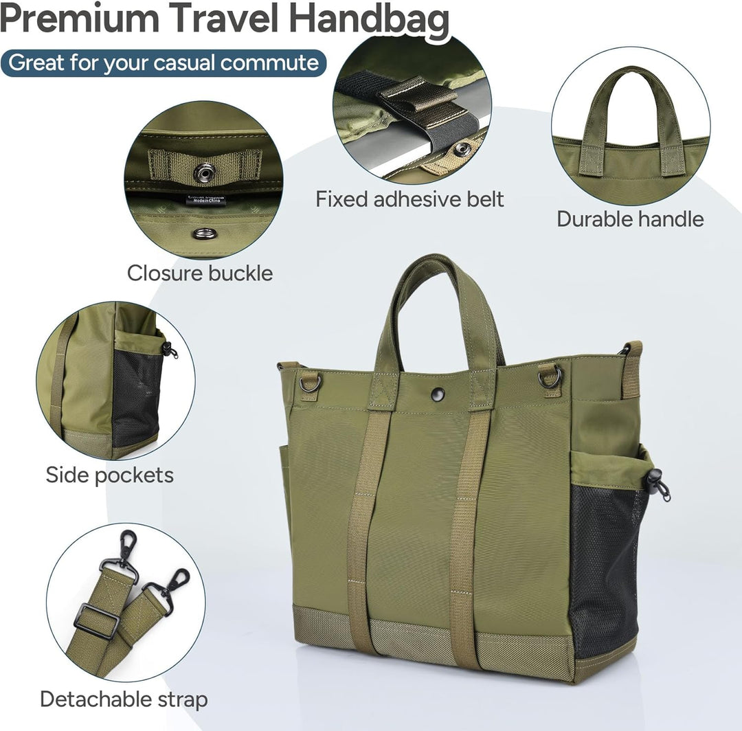 Laptop-Umhängetasche mit mehreren Fächern und verstellbarem Schulterriemen – MetroCarry