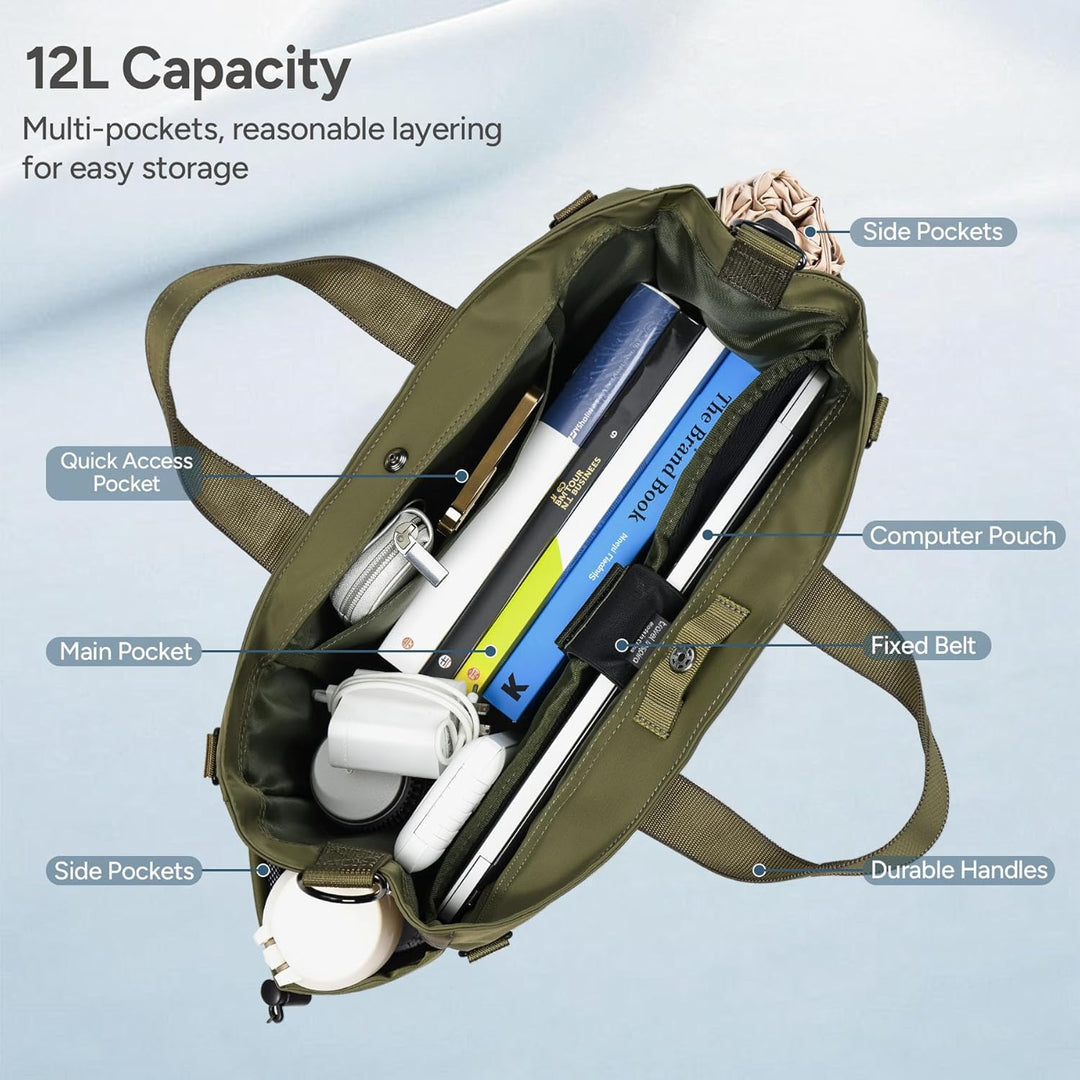 Laptop-Umhängetasche mit mehreren Fächern und verstellbarem Schulterriemen – MetroCarry