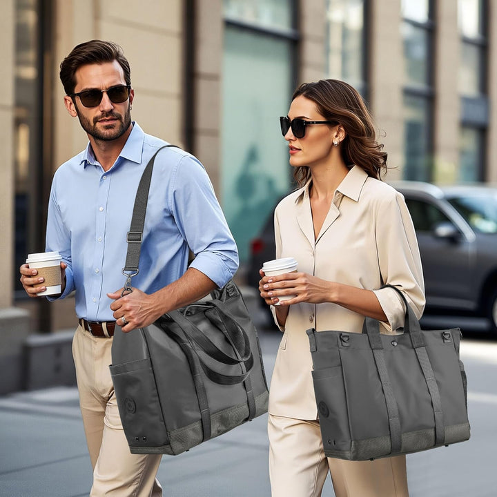 Laptop-Umhängetasche mit mehreren Fächern und verstellbarem Schulterriemen – MetroCarry