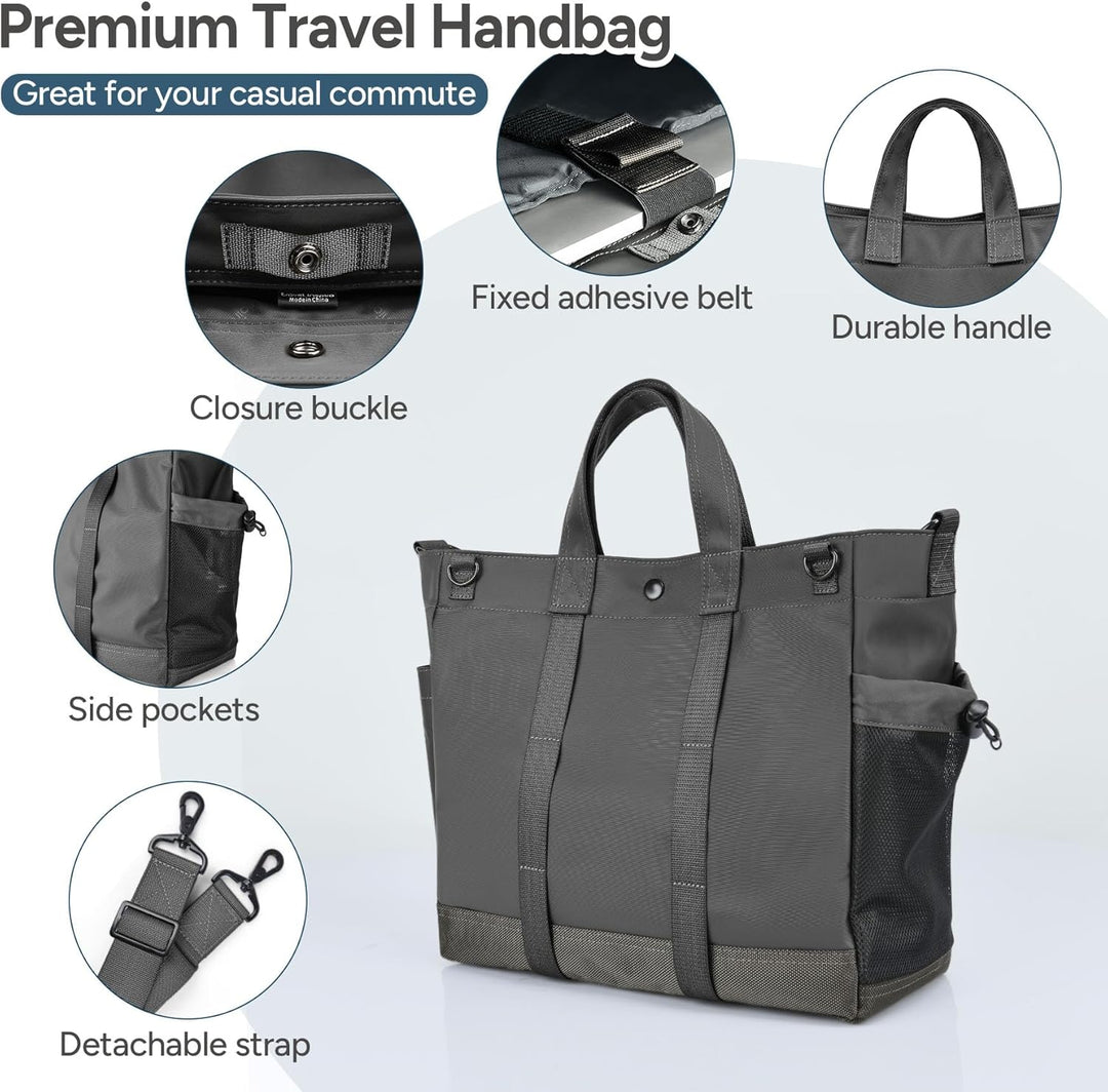 Laptop-Umhängetasche mit mehreren Fächern und verstellbarem Schulterriemen – MetroCarry