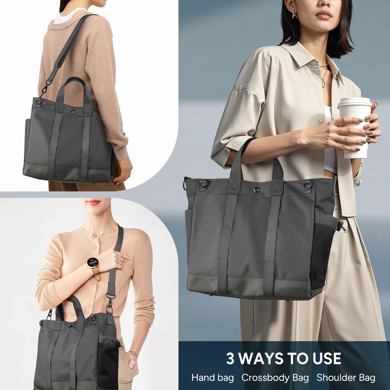 Laptop-Umhängetasche mit mehreren Fächern und verstellbarem Schulterriemen – MetroCarry