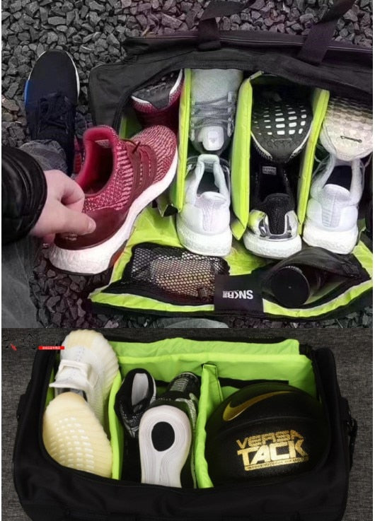 Wasserdichte Multi-Fach-Sneaker- und Ausrüstungs-Reisetasche