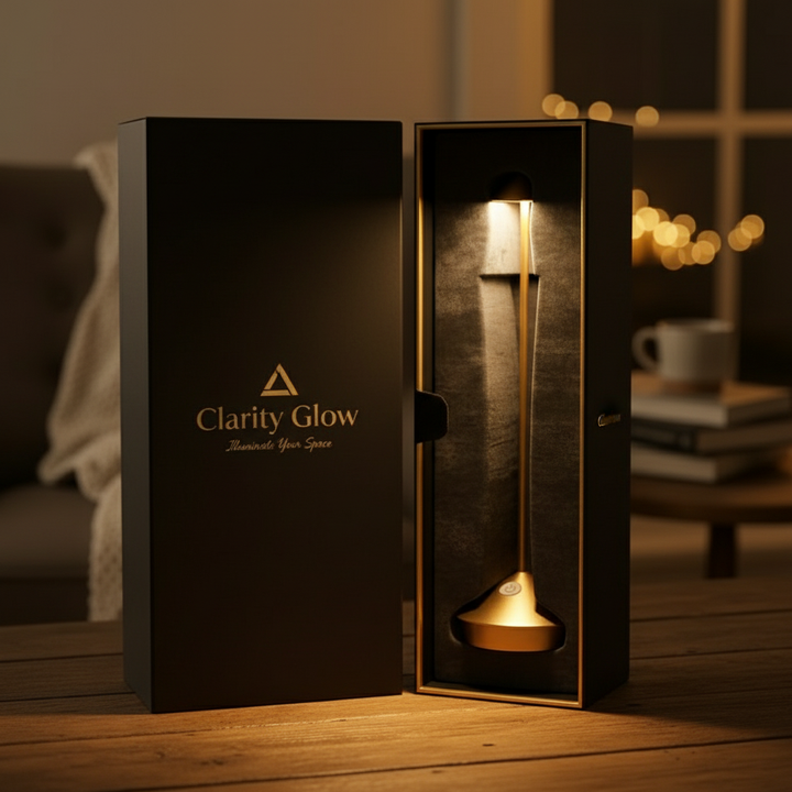 ClarityGlow – Wireless LED Table Lamp