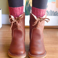 Damen Wasserfeste Stiefeletten mit warmer Fütterung – Natalja