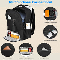 Wasserdichter Laptop- und Lunch-Rucksack mit USB-Anschluss – Multikompartiment-Reisetasche