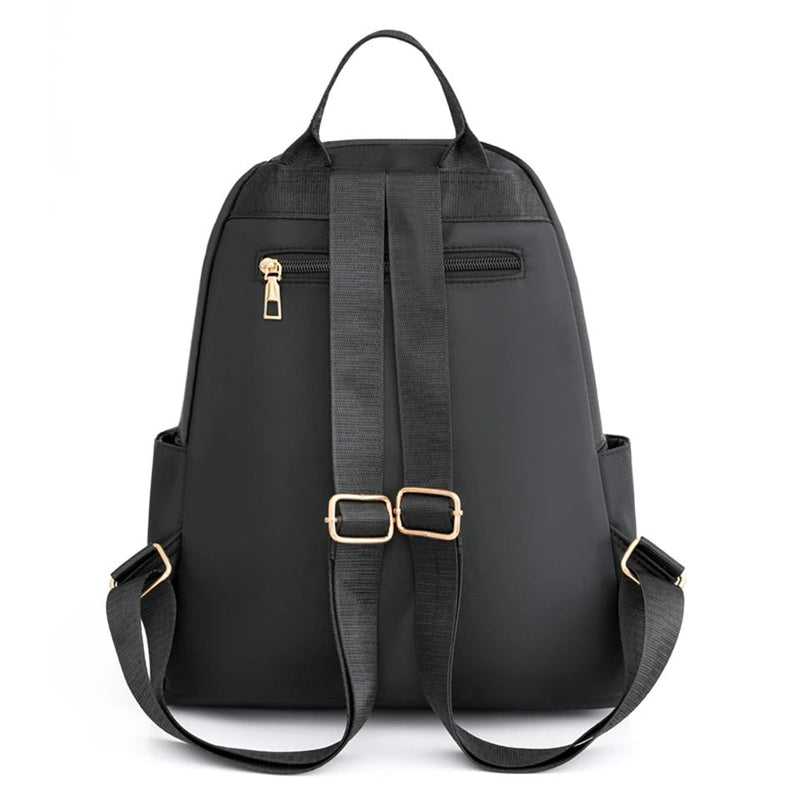 Leichter wasserabweisender Nylon-Rucksack für Damen – Reisen & Schule