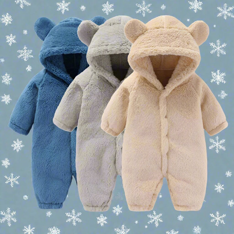 Warmer Winter-Baby- und Kleinkinder-Overall – CuddleCub Winterzauber