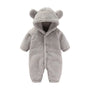 Winterlicher Teddy-Overall mit Ohren – Ultimativer Fleece-Komfort für Kinder