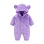 Winterlicher Teddy-Overall mit Ohren – Ultimativer Fleece-Komfort für Kinder
