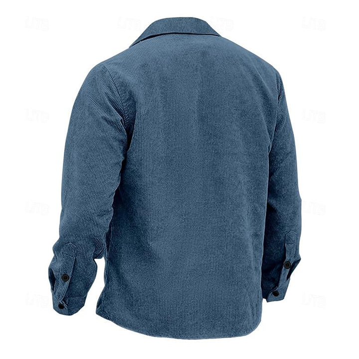 Herbstliche Vintage Herrenjacke mit Knöpfen – Henri