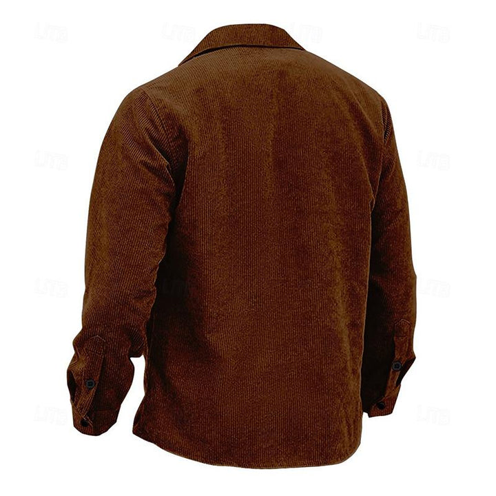 Herbstliche Vintage Herrenjacke mit Knöpfen – Henri