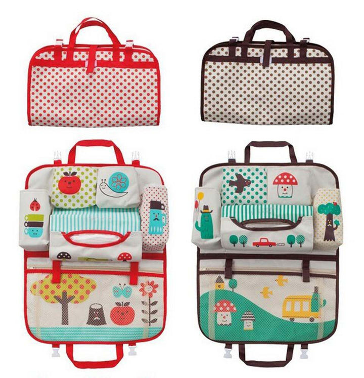 Kinder-Auto Organizer mit Tablet- und Flaschenhalterung – Rückenbuddy (1 kaufen, 1 gratis)