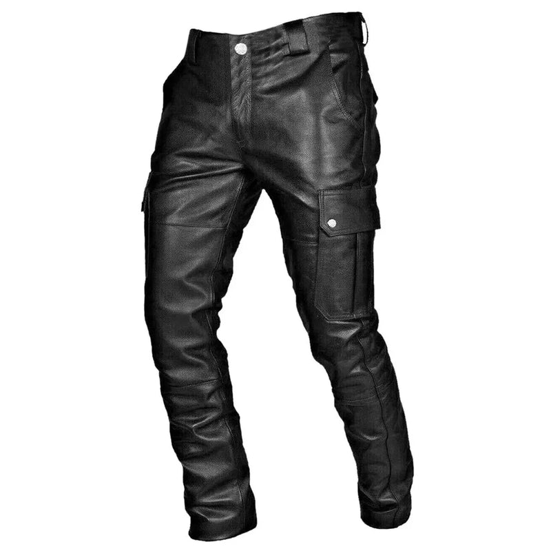 Herren Lederhose im Biker-Stil – RoadVance