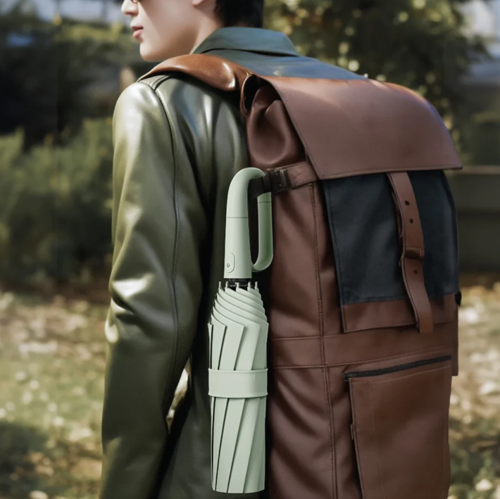 Reflektierender Sturmregenschirm – AeroGlow