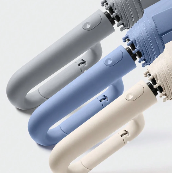 Reflektierender Sturmregenschirm – AeroGlow