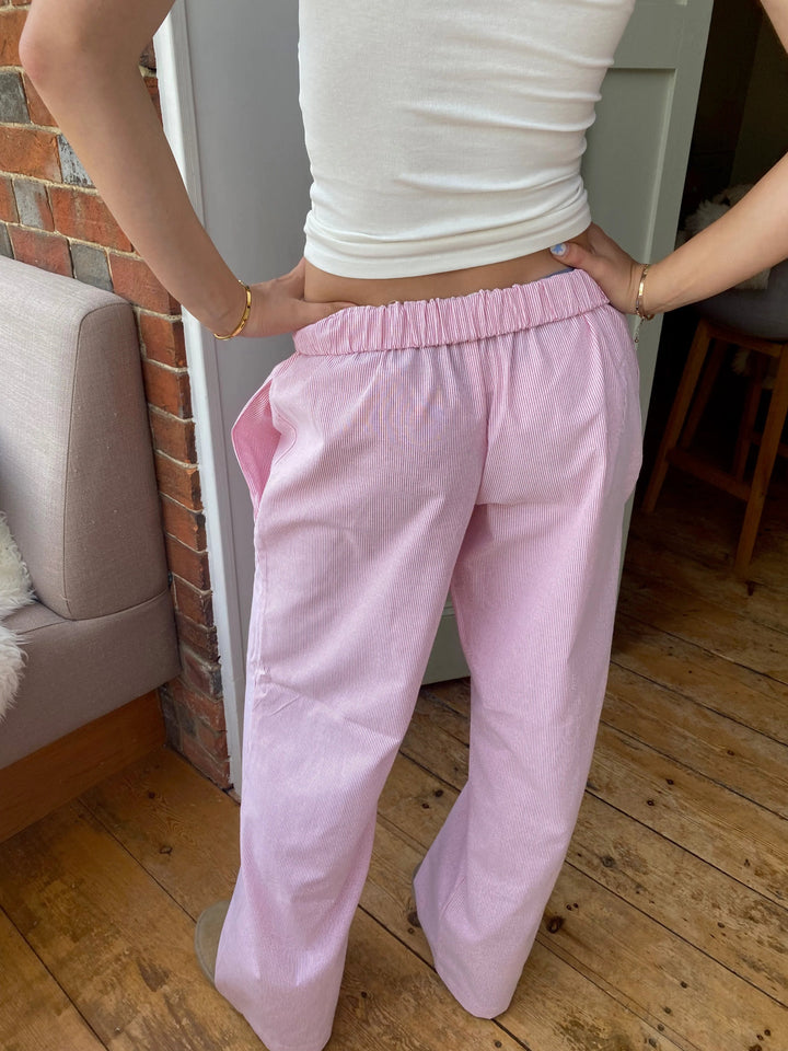 Damen-Loungehose mit Streifenmuster – Elvira
