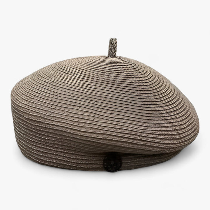 Herbst-Fedora-Hut für Damen aus Stroh – leicht & stilvoll