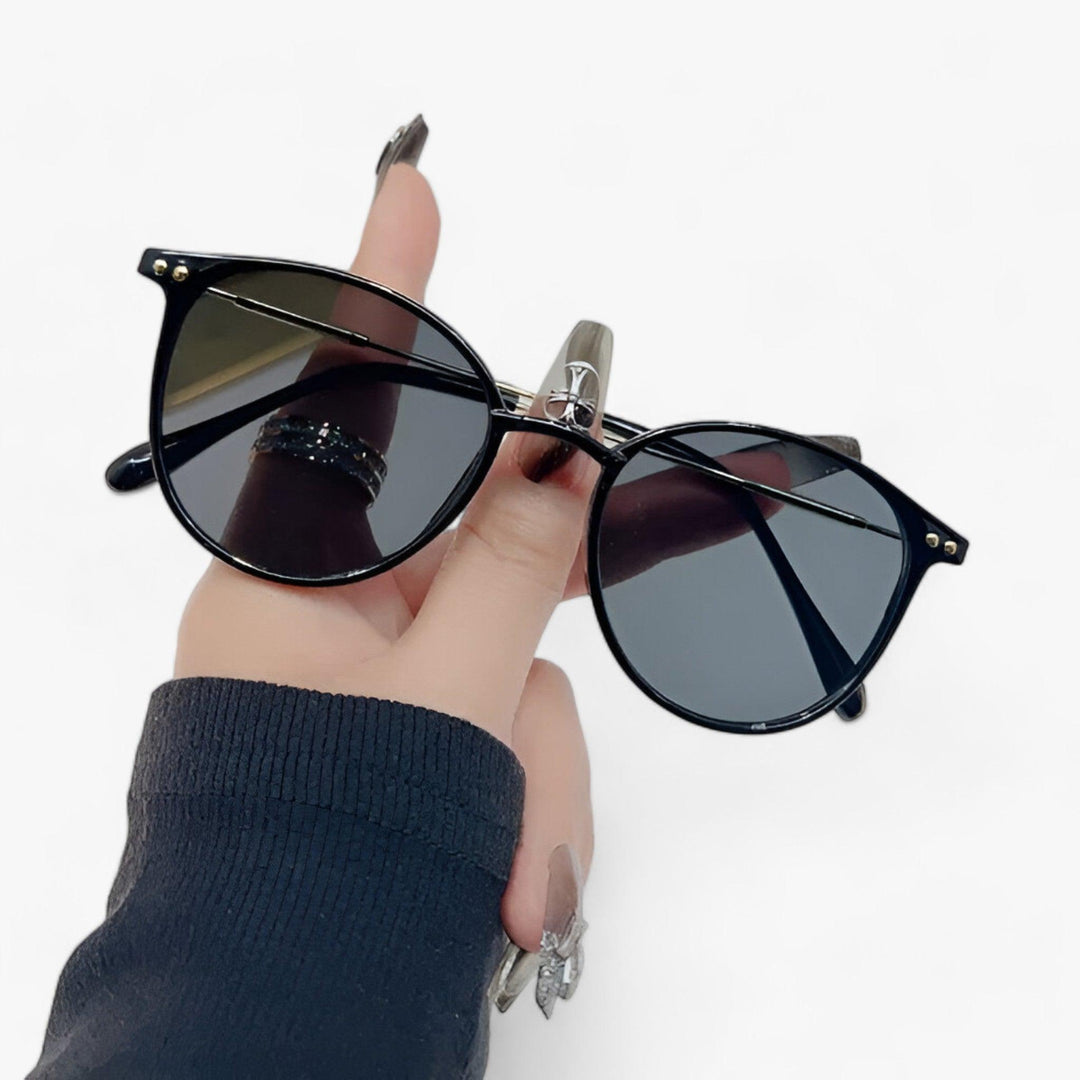 Luxuriöse Damen Sonnenbrille mit rundem Rahmen – Liora