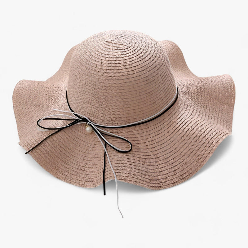 Luftiger Damen-Strandhut mit Schleife und UV-Schutz – BreezeBow