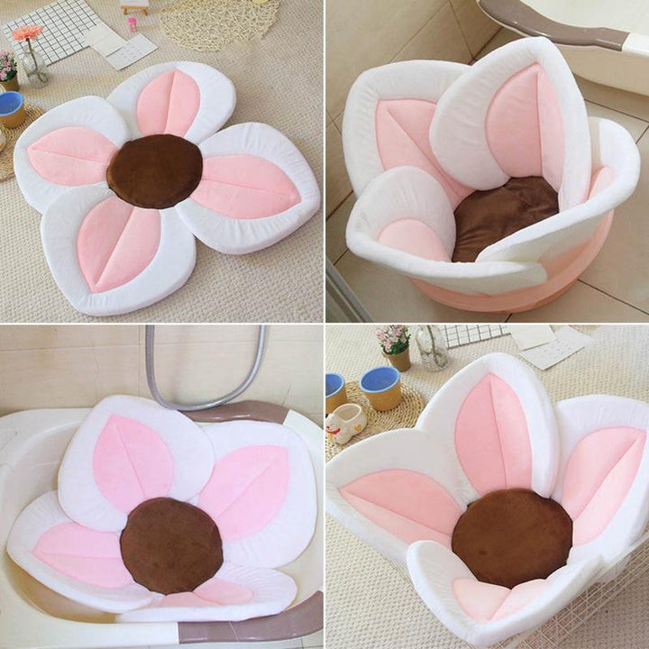 Weiches Blüten-Babybad für Waschbecken oder Reiseeinsatz – Kuschelblüte