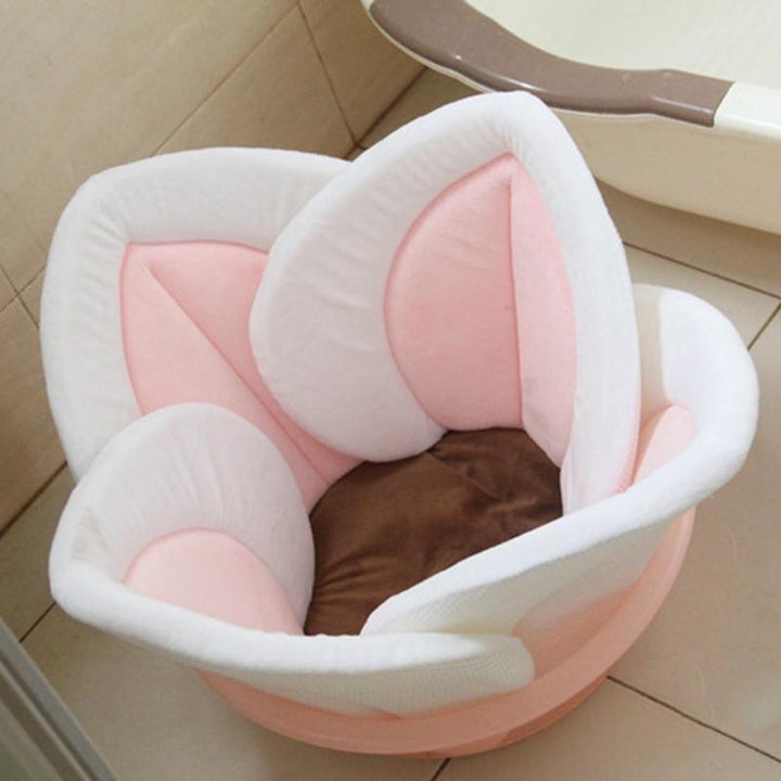 Weiches Blüten-Babybad für Waschbecken oder Reiseeinsatz – Kuschelblüte