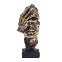 Abstracte goldene Skulptur – Soren