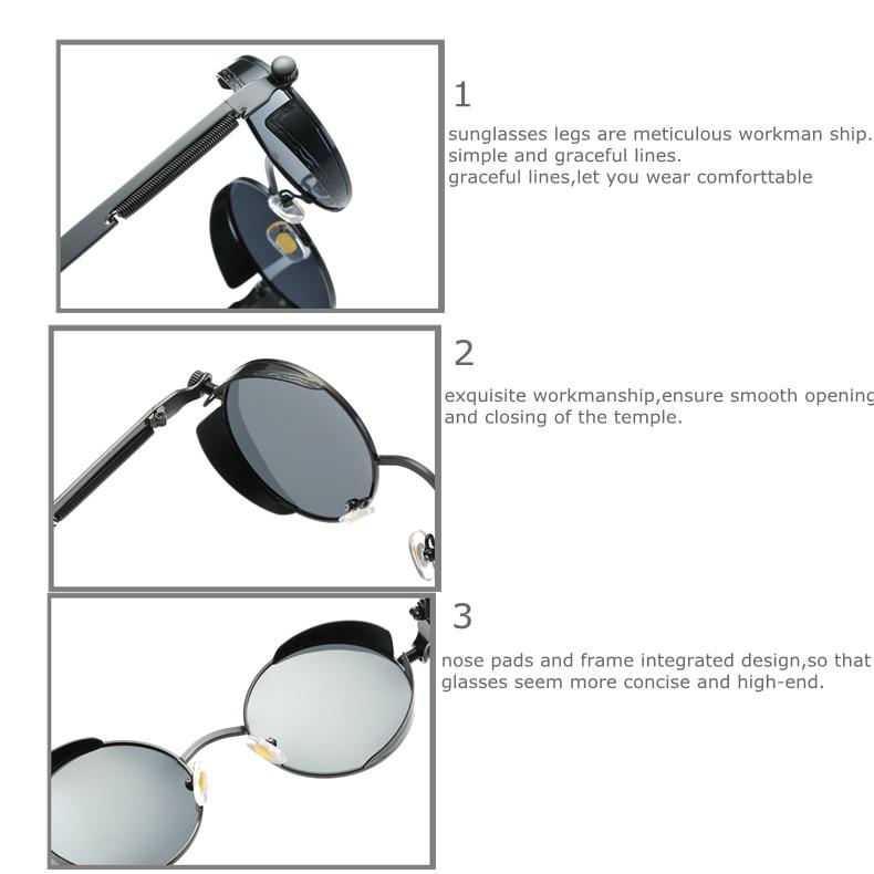 Trendige Vintage-Sonnenbrille für Damen & Herren – Savino