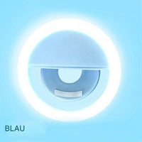 Blaue LED-Nachtlicht mit Bewegungssensor, rund, energiesparend, für Schlafzimmer.