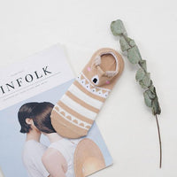 Sneakersocken mit Tiergesicht & Öhrchen – Baumwolle 35–40 (2+2 GRATIS)