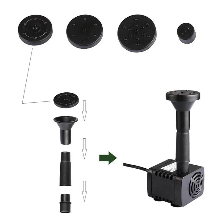 Sonnenbrunnen für Teich & Vogelbad – Solaflow