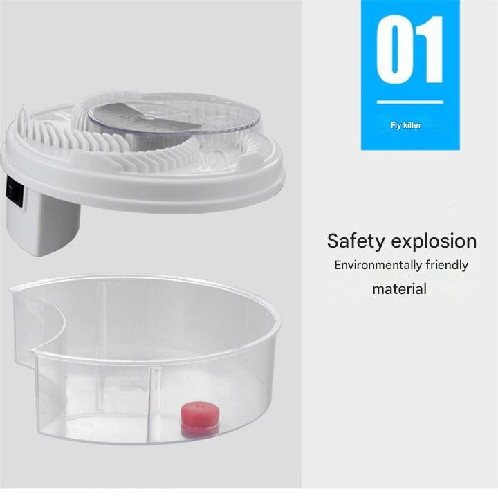 Elektrischer Fliegenfänger mit Drehsystem – BuzzTrap