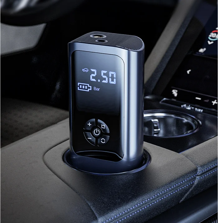 Tragbarer Luftkompressor mit Doppelbetrieb – VoltAir