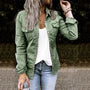 Herbstliche Damen-Jeansjacke - Elisa