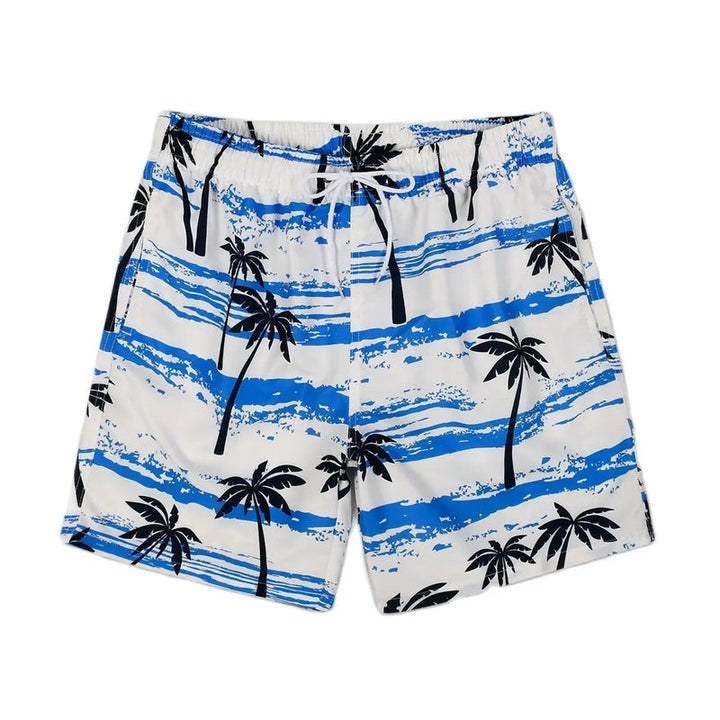 Luftige Sommer Shorts mit Palmenprint für Herren – Nico