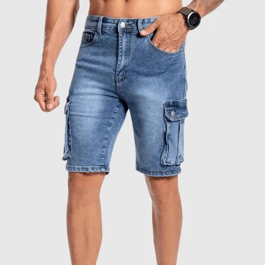 Herren Denim Cargo Shorts für den Sommer – Jonas