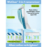 WisClear 3-in-1 Ramenwisser, blau-weiß, Fensterreinigung, vielseitig, online erhältlich.