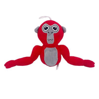 Rotes Plüsch-Gorilla-Spielzeug, weiches Material, Kinderfreundlich, langlebig, Geschenkidee.