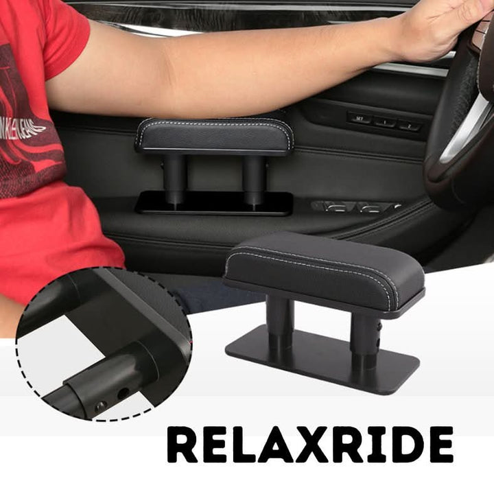 Schwarze Relaxride Anti-Rutsch Komfort Armlehne für Autositz, ergonomisch, verstellbar.