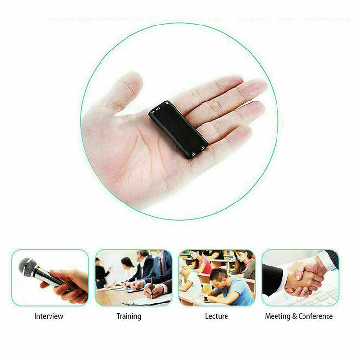 Mini-Sprachrekorder mit 8GB Speicher & U-Disk-Funktion – Vokaro