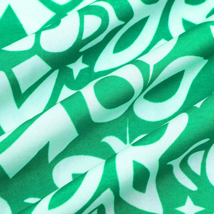 Lange Blumenkleid mit V-Ausschnitt – Liora