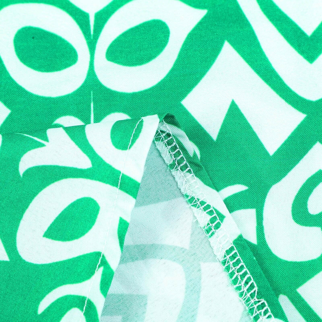 Lange Blumenkleid mit V-Ausschnitt – Liora