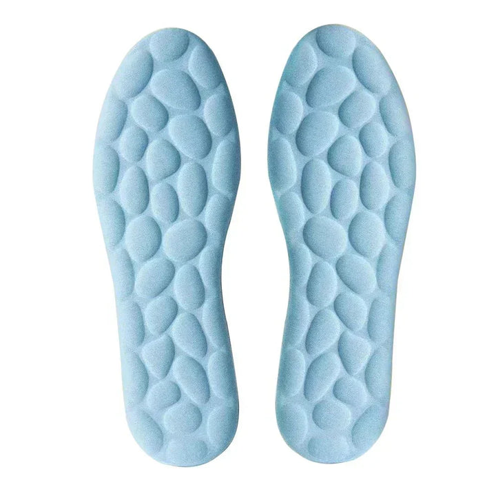 Selbsterwärmende Einlegesohlen, blau, Memory-Schaum, Winter, Massage, Thermo, Unisex.