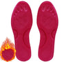 Selbsterwärmende Einlegesohlen, rot, Memory-Schaum, Winter, Fußmassage, Unisex, Sportschuhe.