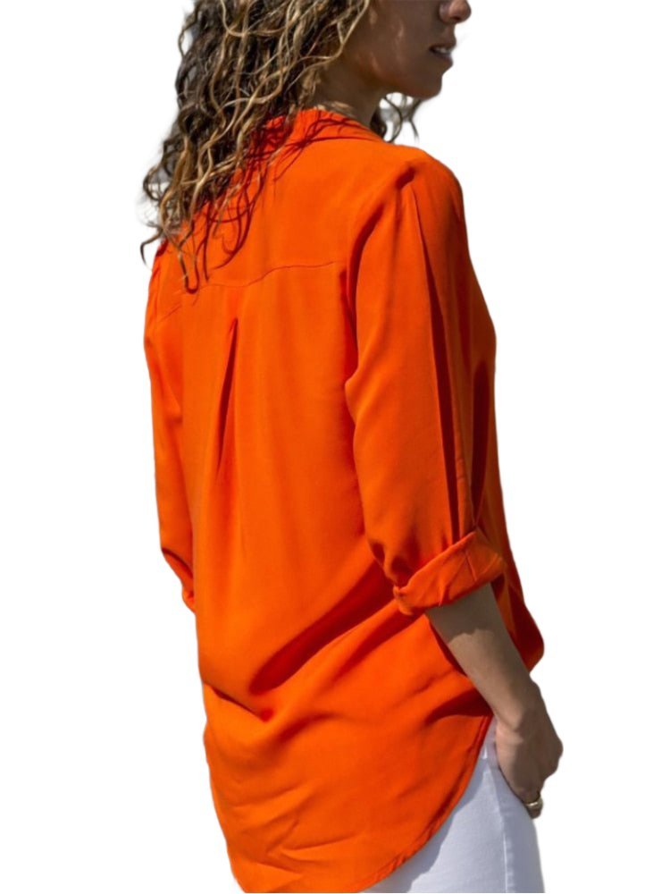 Herbstliche Damenbluse mit zeitlosem Stil - Mira