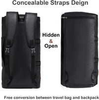 Konvertierbare PU-Leder-Kleidungs-Duffel – Handgepäck Weekender Reisetasche