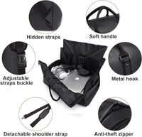 Konvertierbare PU-Leder-Kleidungs-Duffel – Handgepäck Weekender Reisetasche
